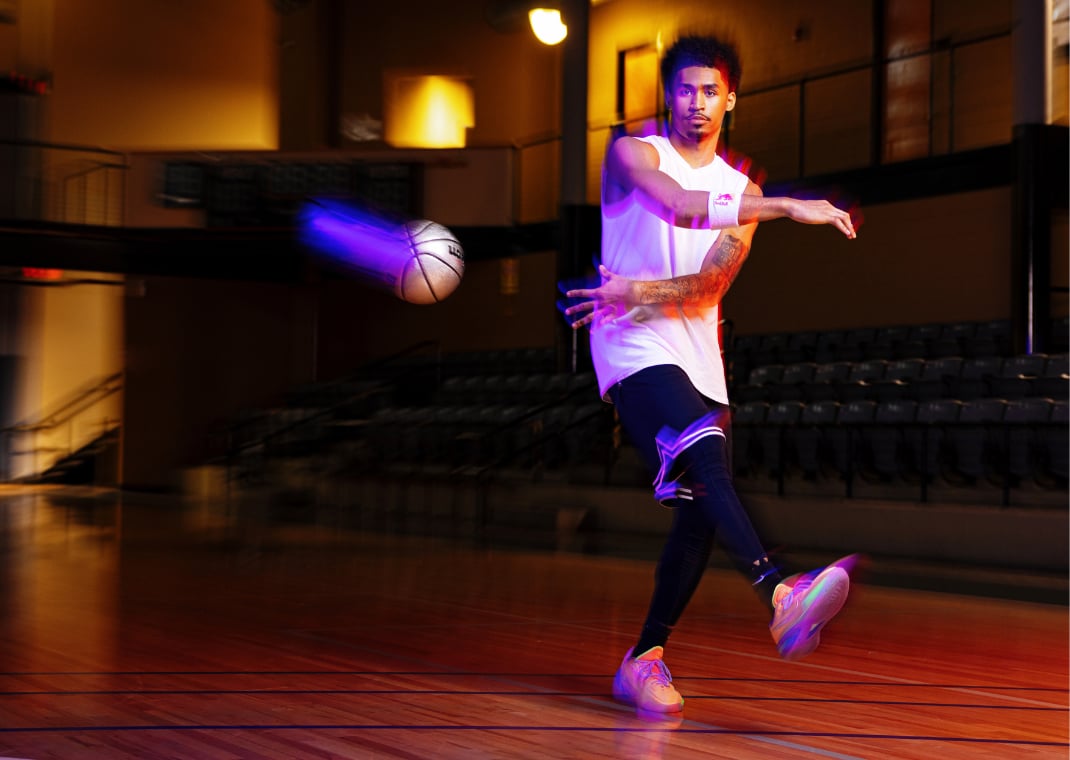 Dylan Harper wearing his GT Cut 1 PE