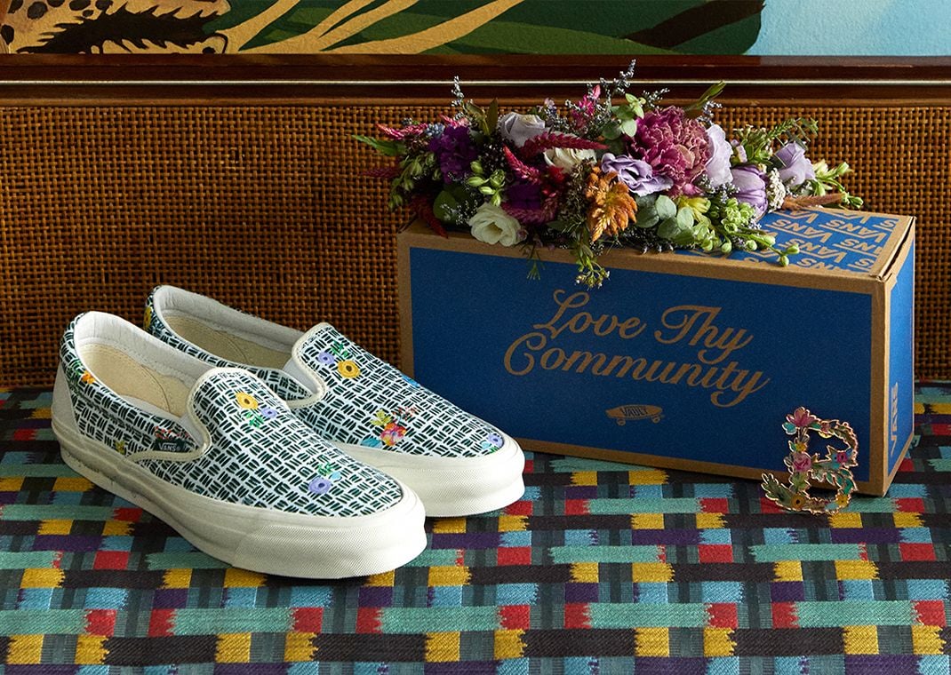 Kith x Brooklyn Blooms x Vans Slip-On