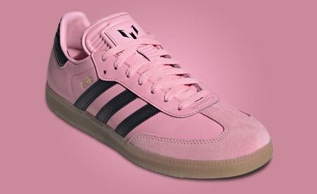 Messi x adidas Samba Indoor Cleat Pink