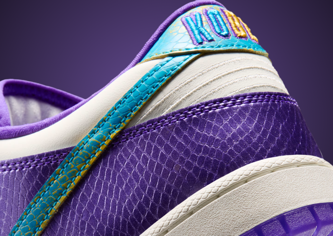 Nike Kobe Dunk Low Protro Hornets - Heel Detail