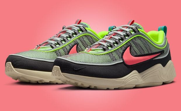The Nike Air Zoom Spiridon Barely Volt Hot Punch Releases April 2025