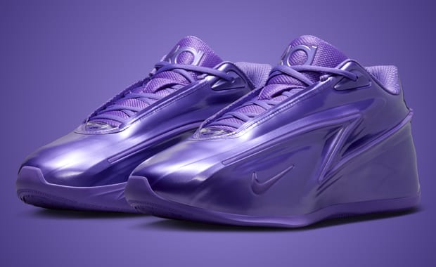 Official Images Show the Royal Shine of the Nike KD 19 Field Purple