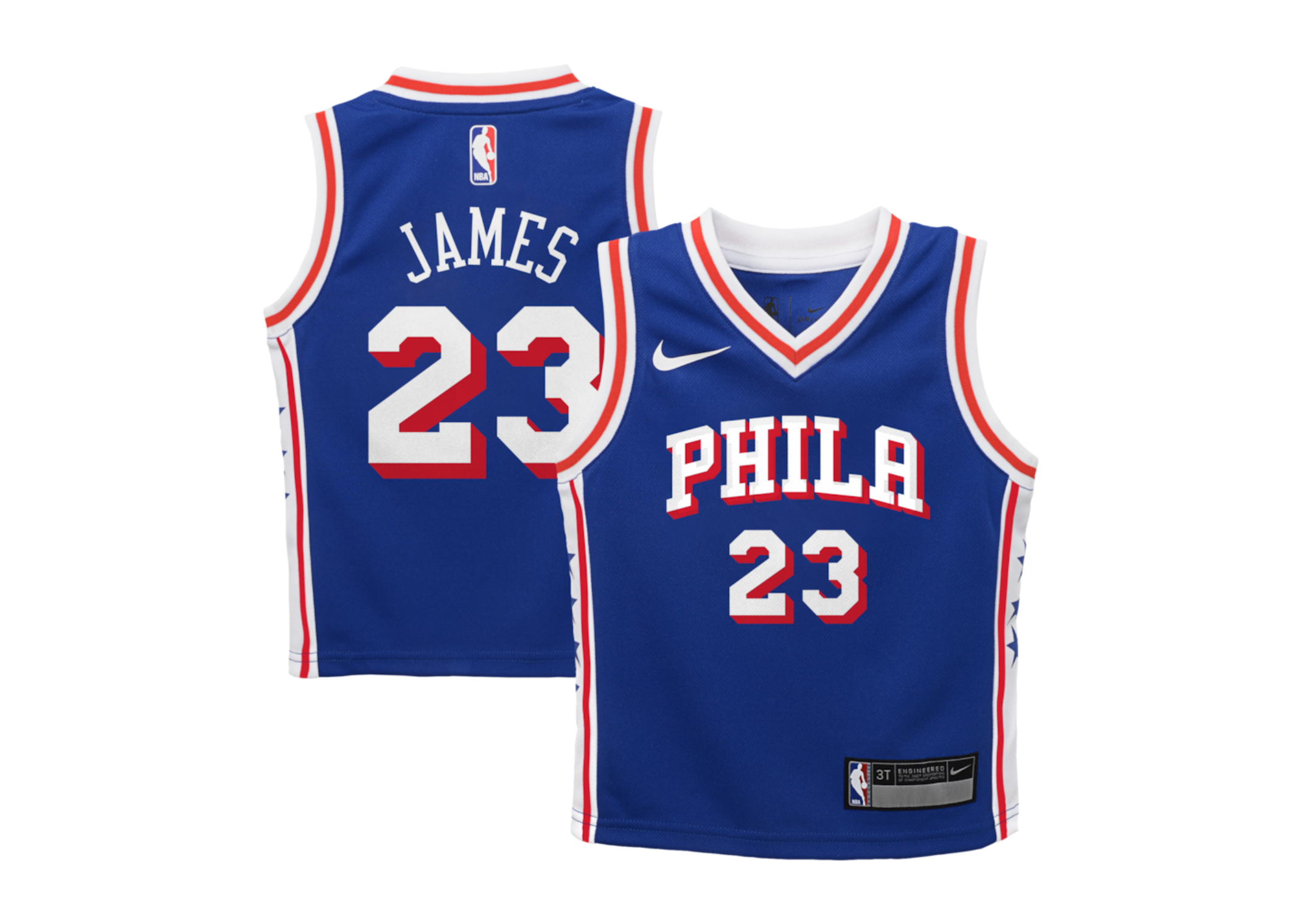LeBron James Philadelphia 76ers Nike Preschool Swingman Swingman Jersey - Royal - Icon Edition