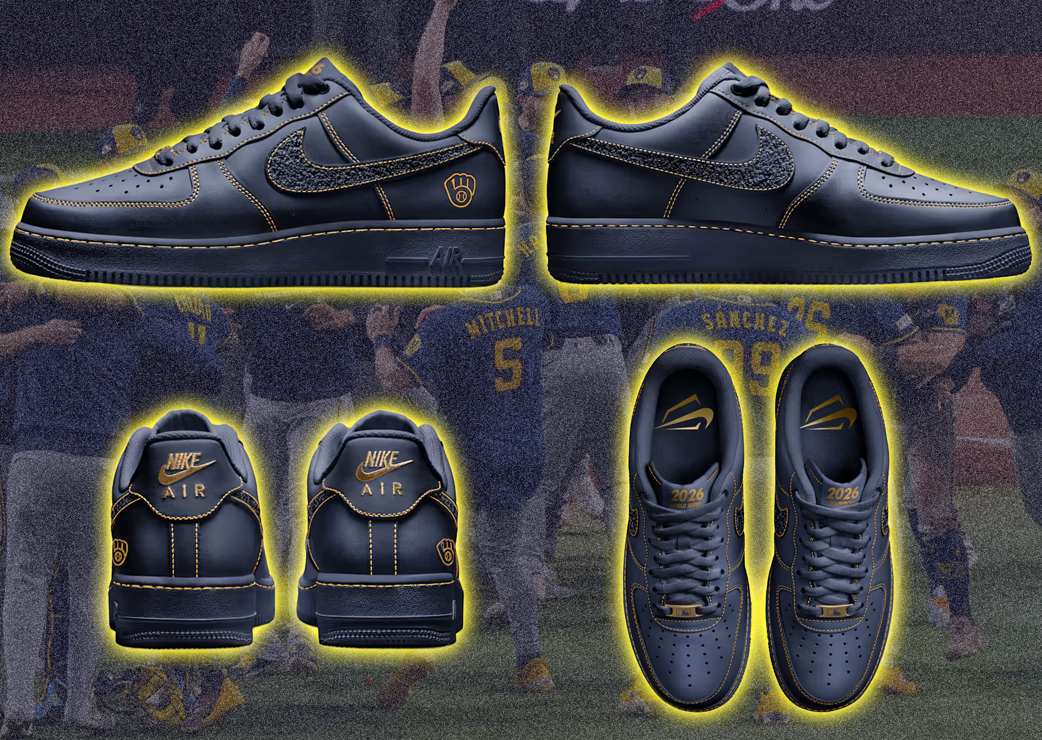 Nike Air Force 1 Low '07 Milwaukee Brewers