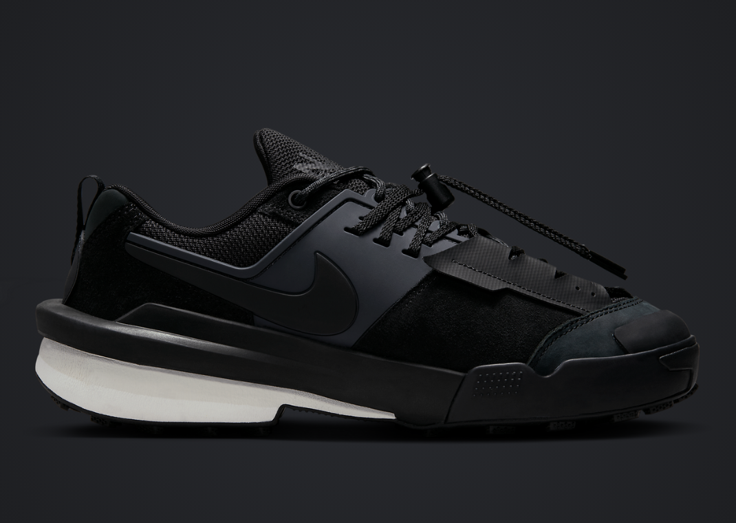 sacai x Nike Zegamadome SP Black Medial