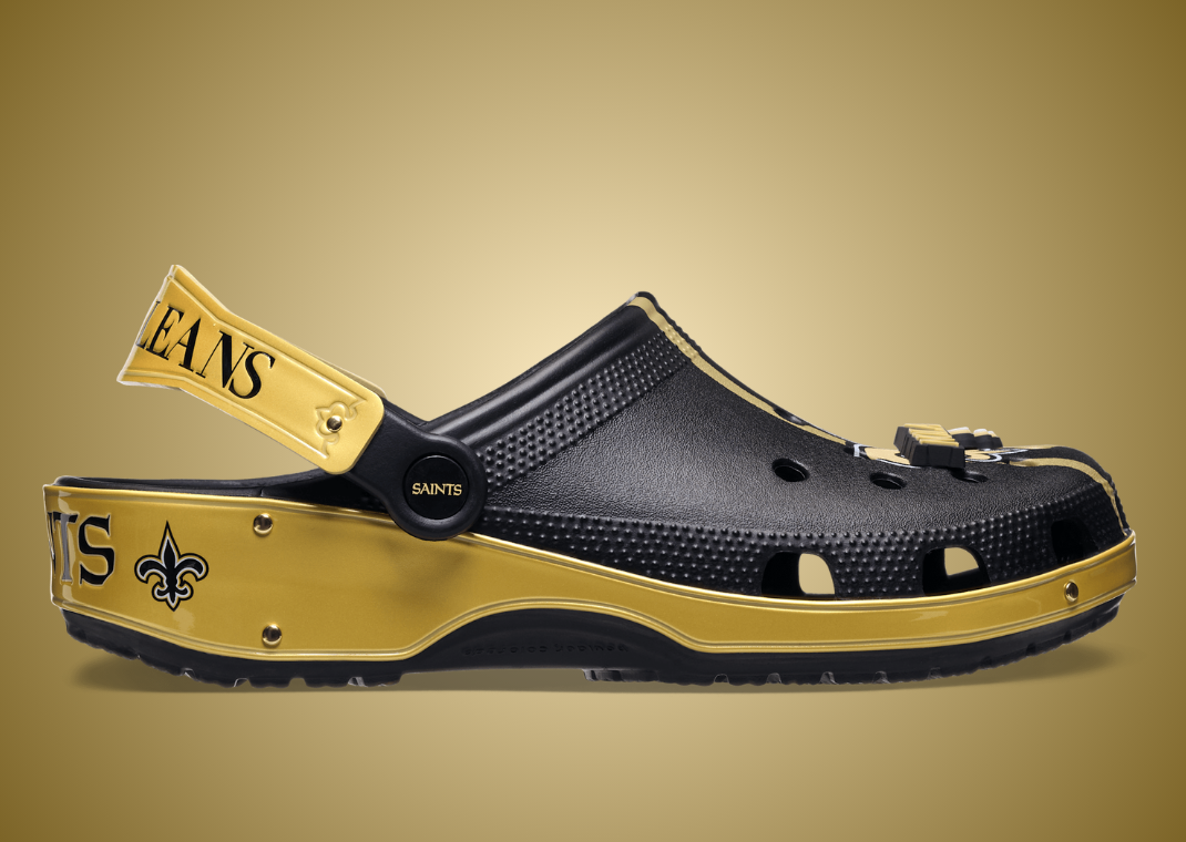 NFL x Crocs Classic Clog New Orleans Saints - Lateral