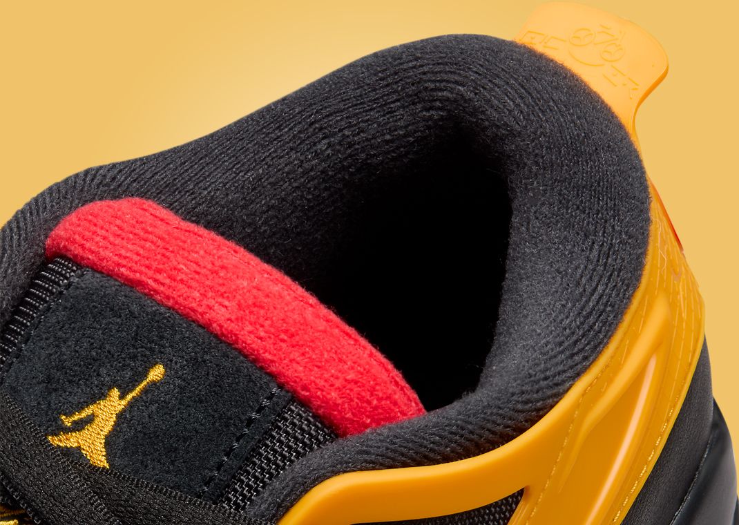 Air Jordan 4 RM Bruce Lee Heel Detail
