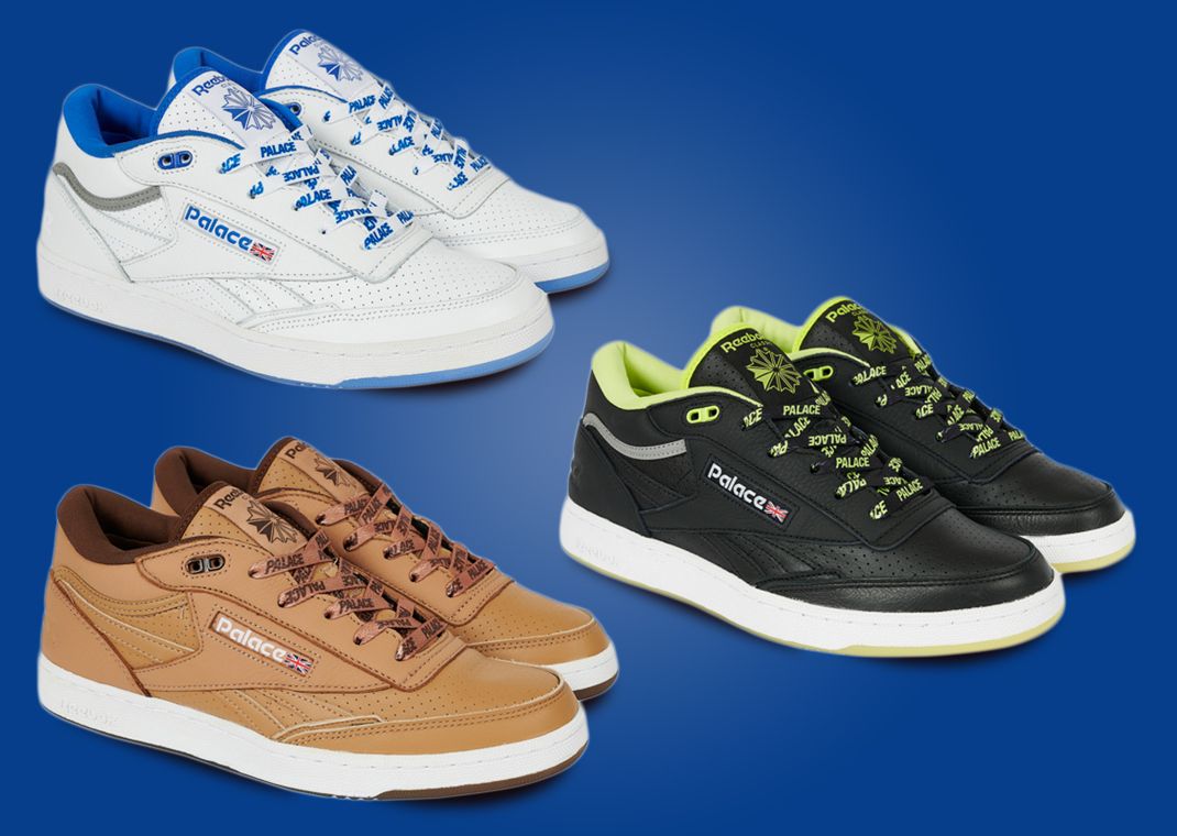 Palace x Reebok Club C Mid II Revenge Pack