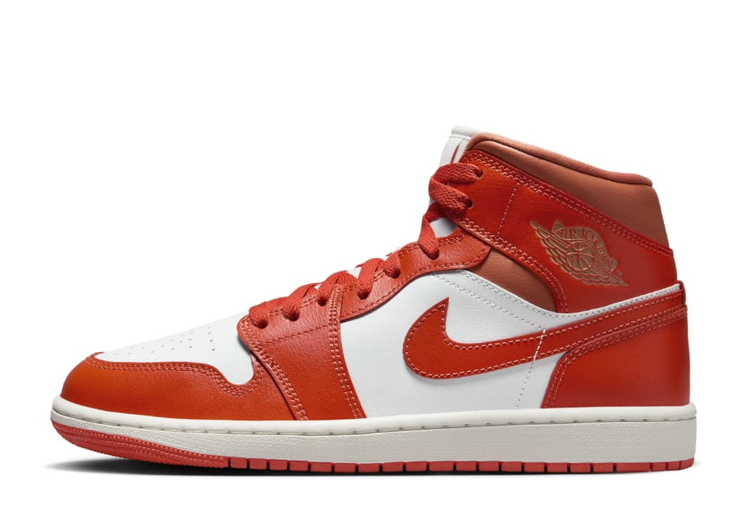 Air Jordan 1 Mid Summit White Cosmic Clay (W)
