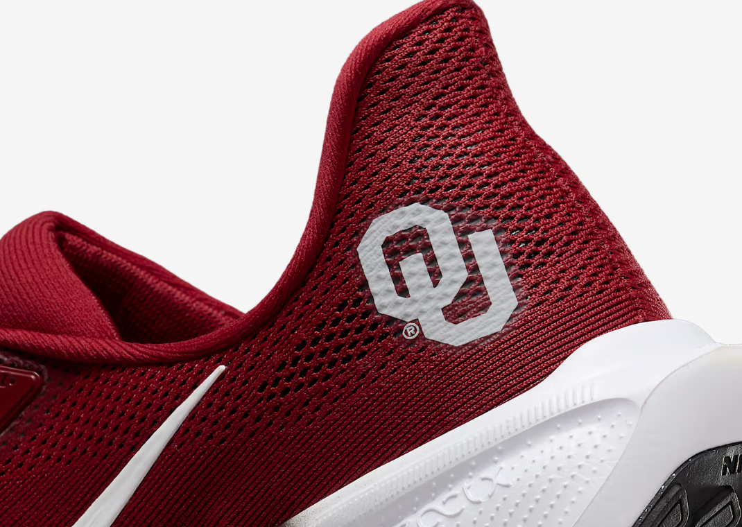 NCAA x Nike Pegasus 41 University of Oklahoma Heel OU 