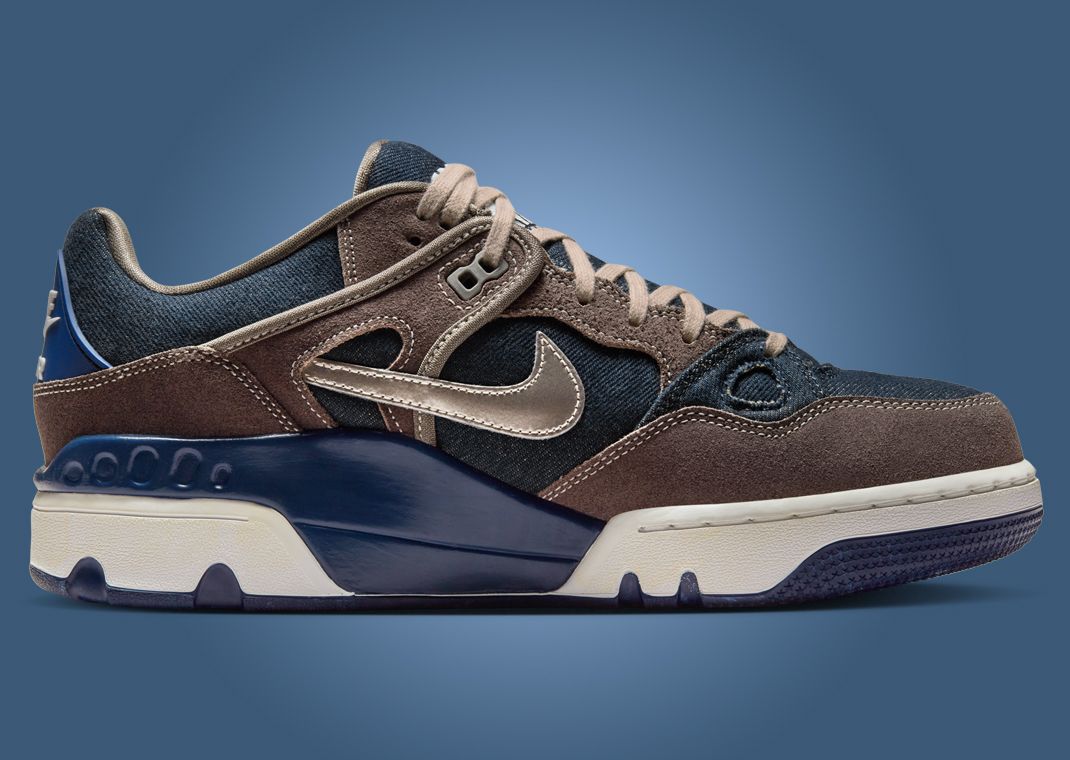 Levi’s x NIGO x Nike Air Force 3 Olive Grey Medial