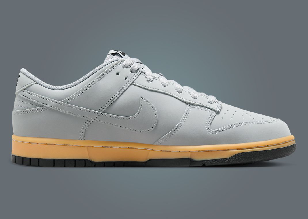 Nike Dunk Low Retro Wolf Grey Gum Medial