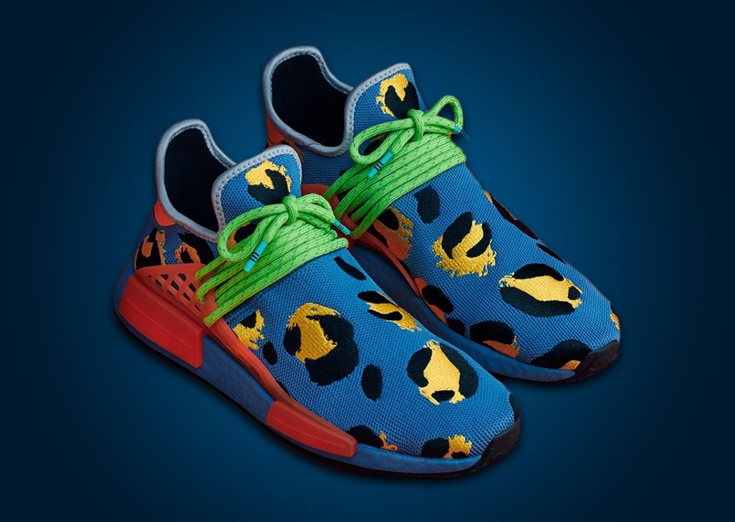 Pharrell Williams x adidas NMD Hu Animal Print Blue