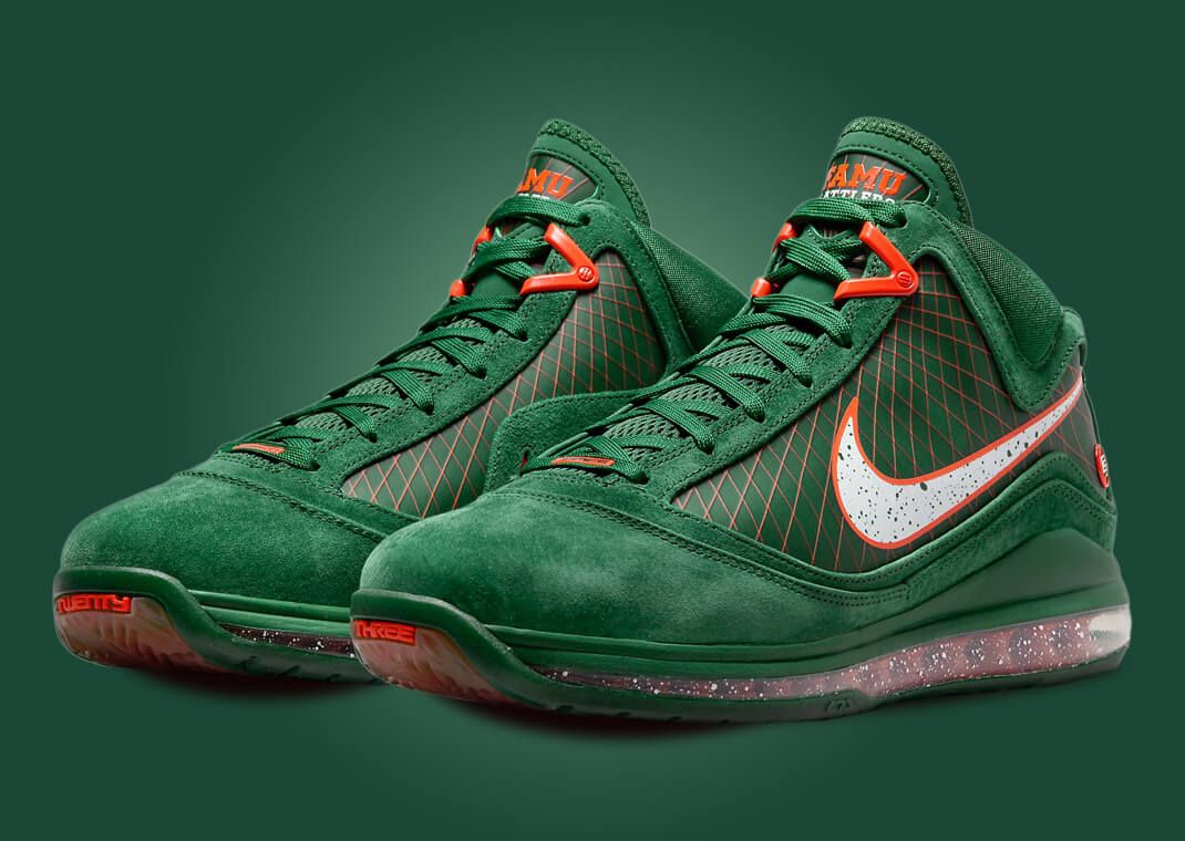 FAMU x Nike LeBron 7 "Gorge Green"