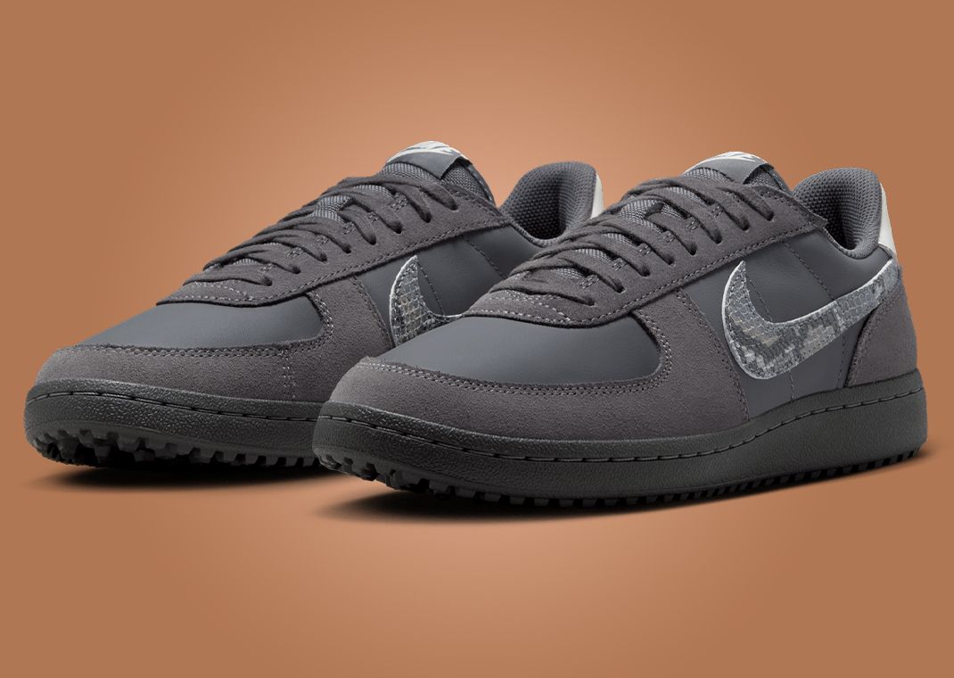 Nike Field General Snakeskin Dark Grey Angle