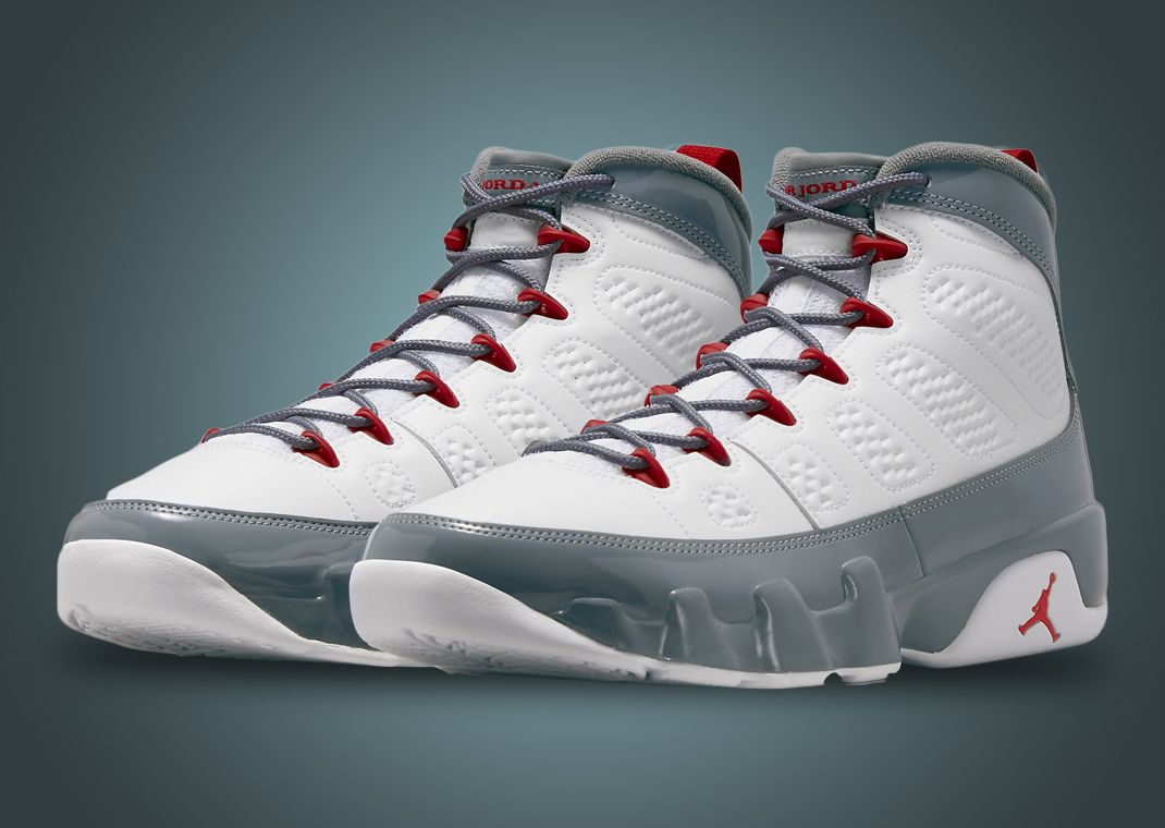 Air Jordan 9 Retro Fire Red Cool Grey