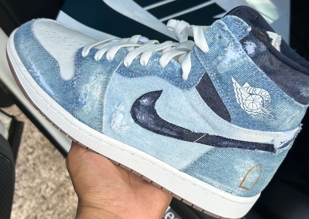 Who Decides War x Air Jordan 1 High Denim Custom