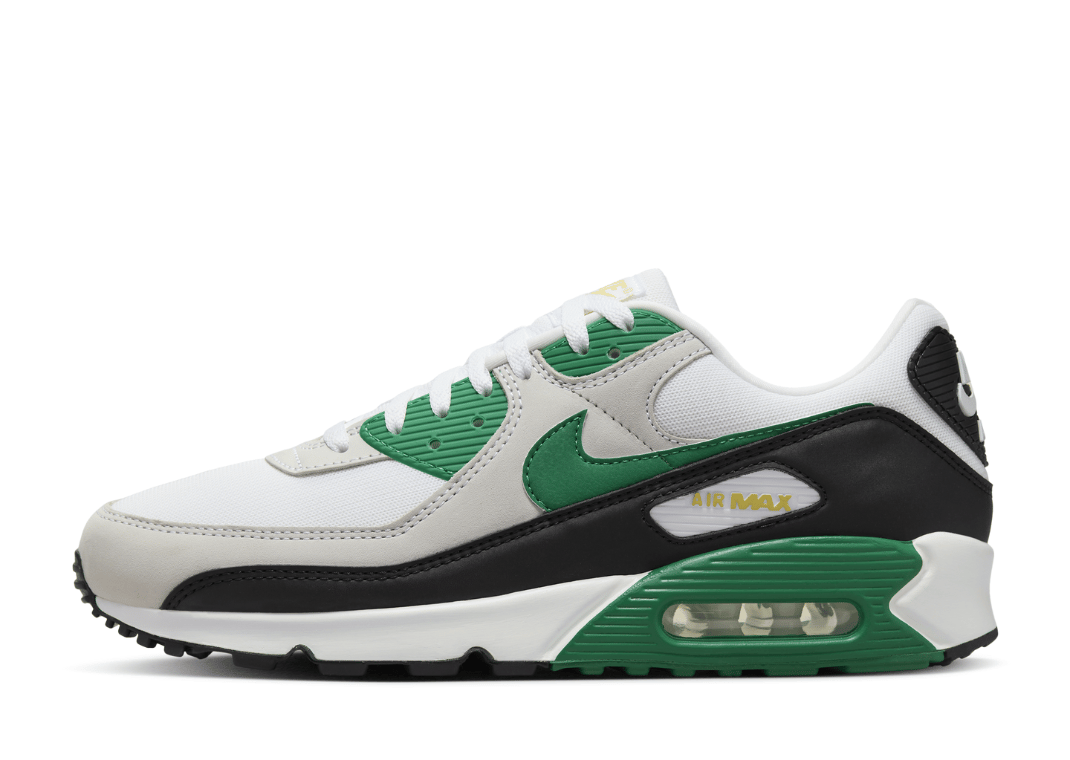 Nike Air Max 90 White Black Malachite Lateral