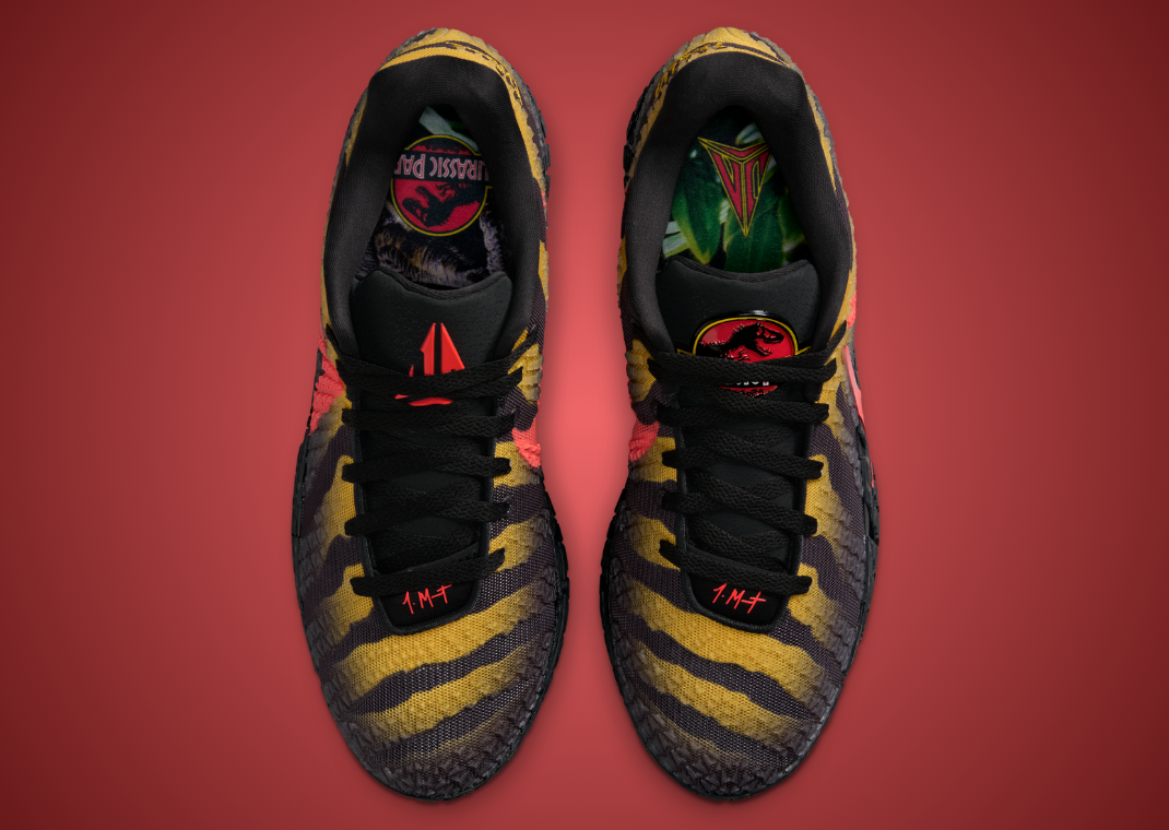 Jurassic Park x Nike Ja 3 Anthracite - Top
