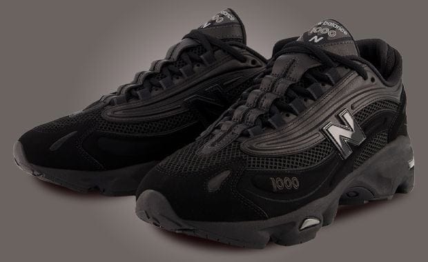 Get Stealthy with the New Balance 1000 Black Grey Suede