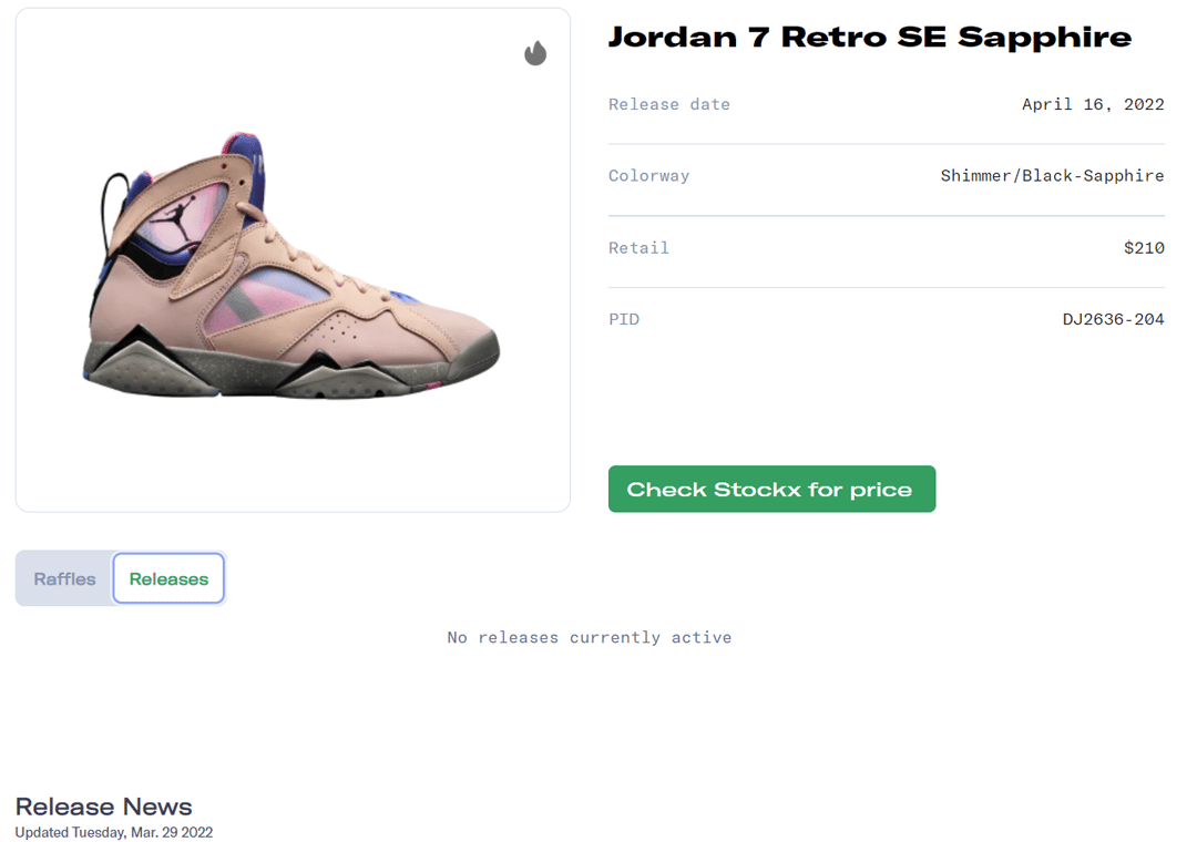 Air Jordan 7 Retro SE Sapphire Release Guide