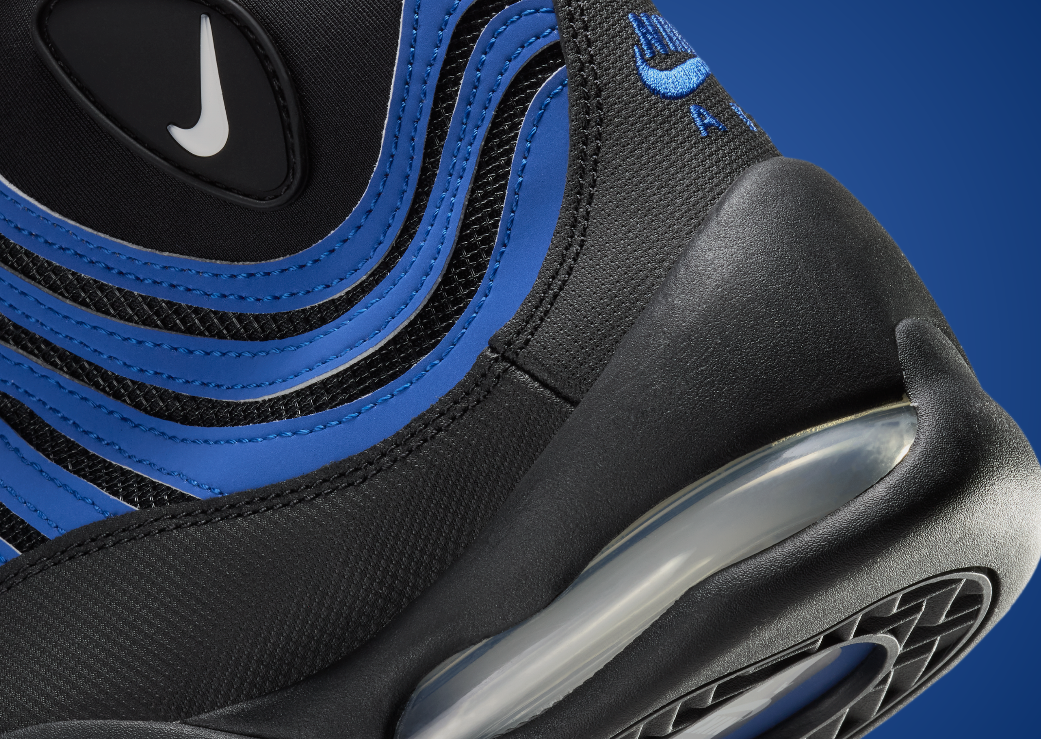 Nike Air Bakin Varisty Royal - Heel Detail