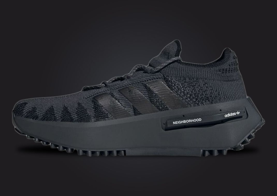 NEIGHBORHOOD x adidas NMD_S1 Triple Black Medial