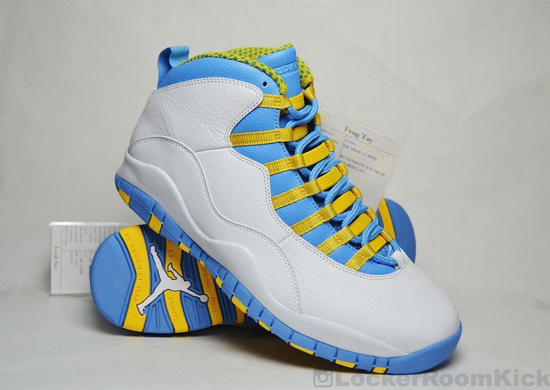 Air Jordan 10 Retro Denver Nuggets PE (image via 