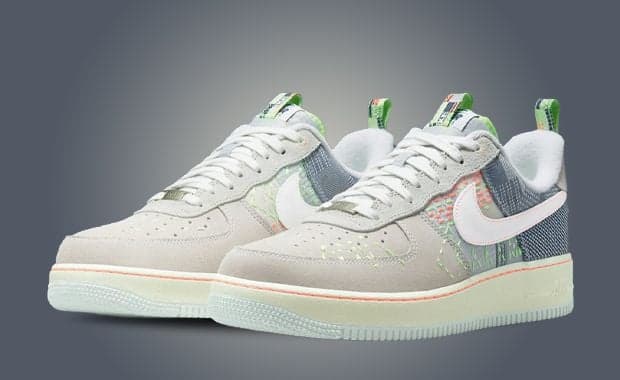 Striking Sashiko Stitching Decorates This Nike Air Force 1 Low