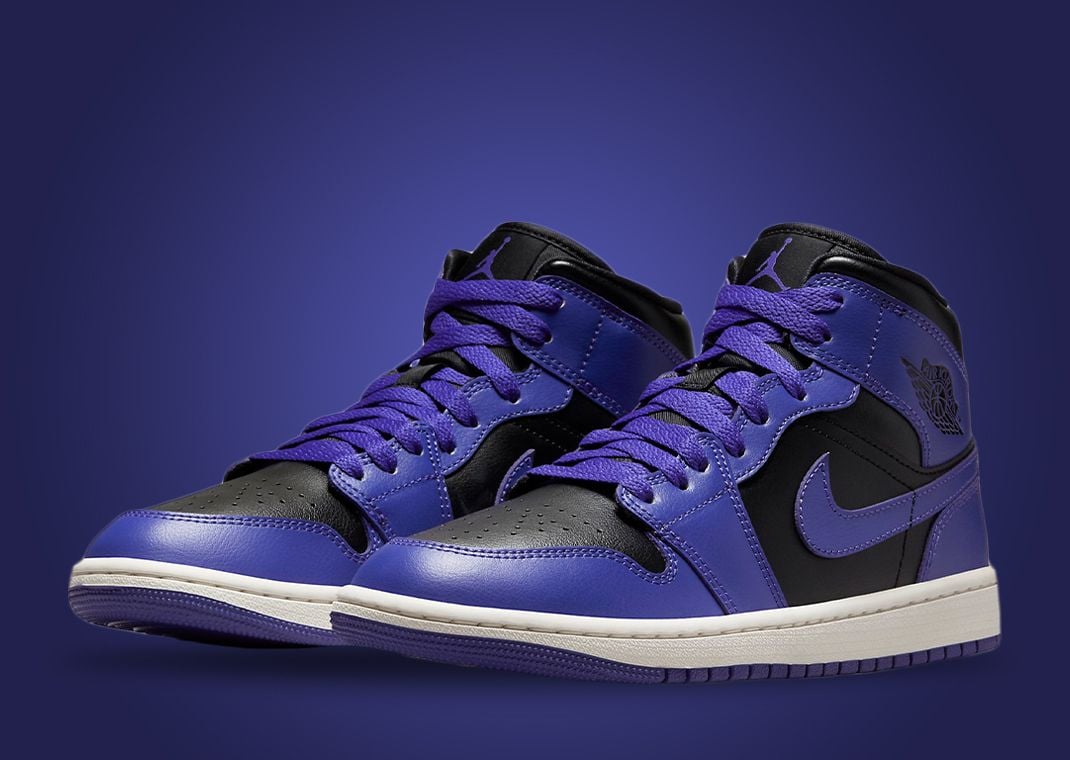 Air Jordan 1 Mid Black Concord (W)