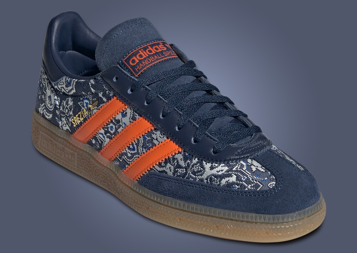 adidas Handball Spezial Ornate Carpet Night Indigo (W) Angle