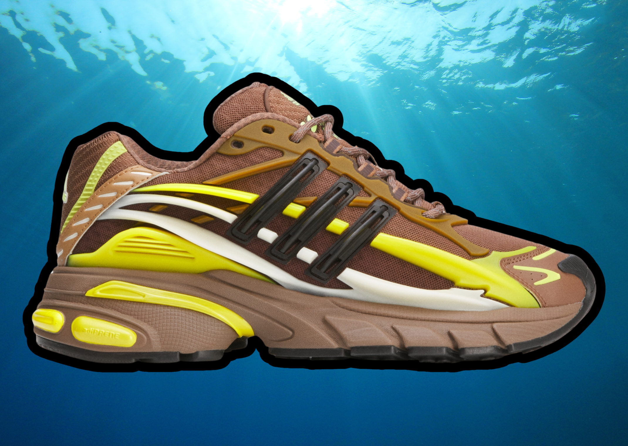 Pharrell Williams x adidas Adistar Jellyfish Brown Yellow