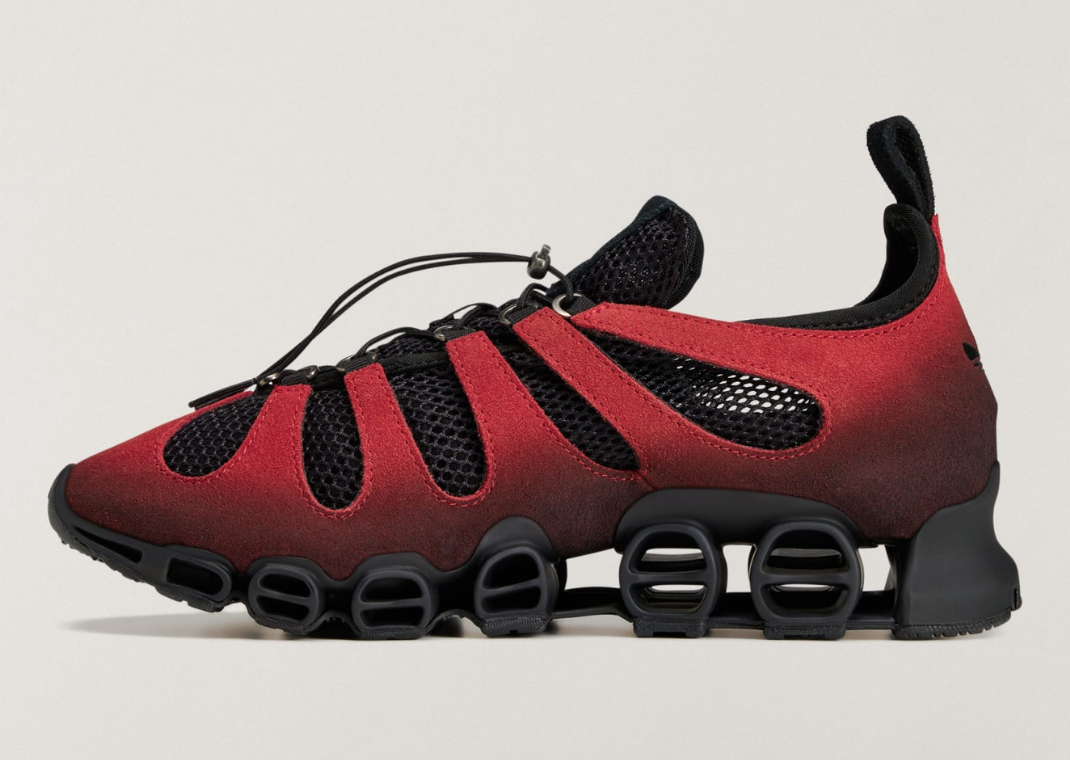AVAVAV x adidas Megaride Red Black - Medial