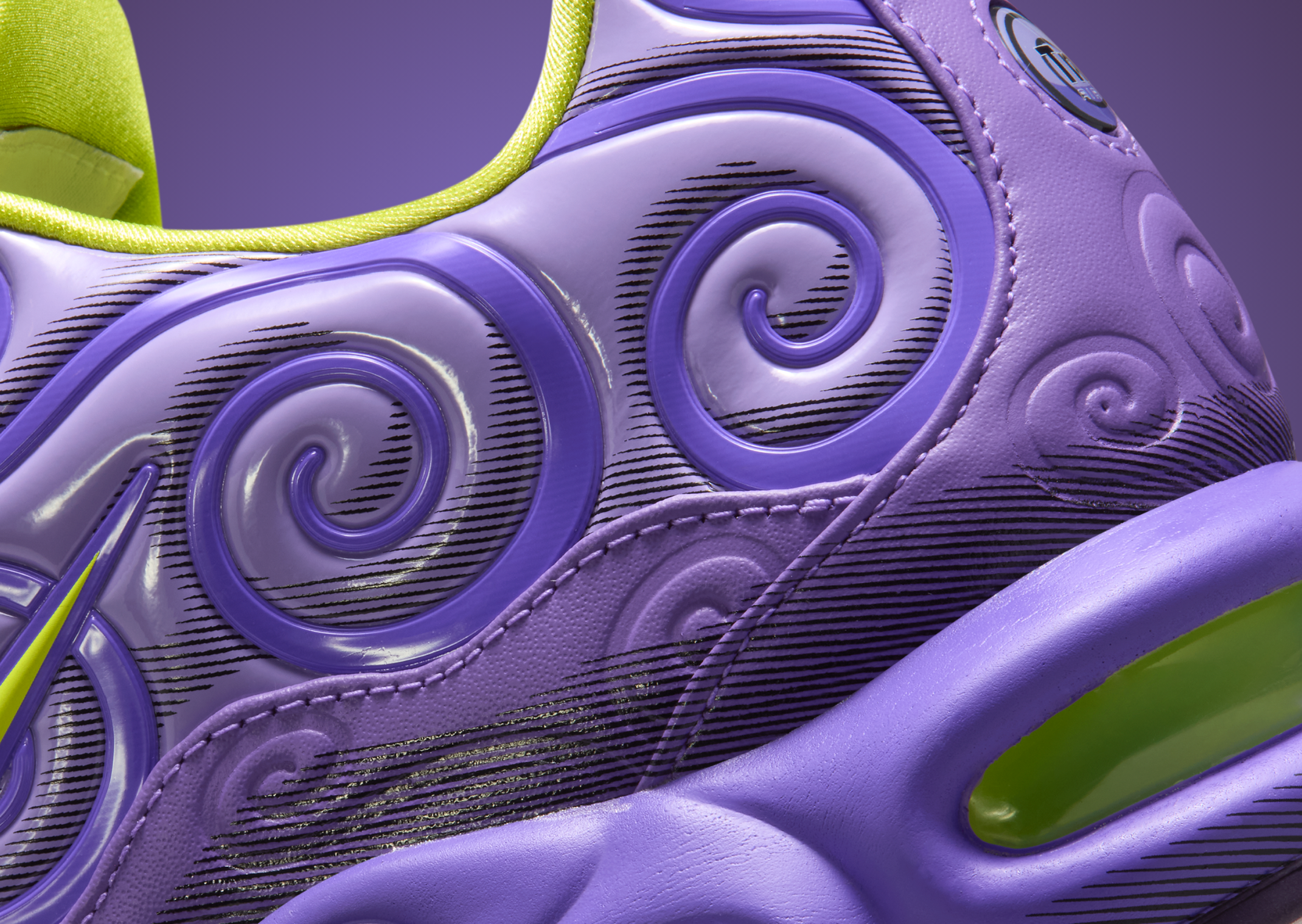 One Piece x Nike Air Max Plus Gomu Gomu - Heel Detail
