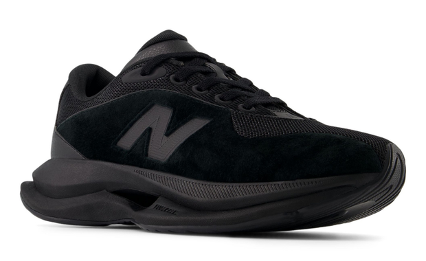 The New Balance TF100 is a Sleek Suede Runner in Triple-Black