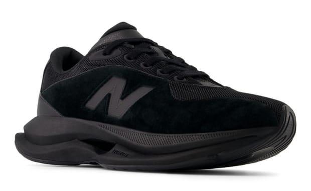 The New Balance TF100 is a Sleek Suede Runner in Triple-Black