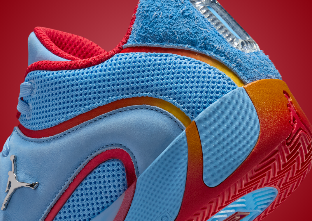 Jordan Tatum 4 World Tour St. Louis Heel Detail