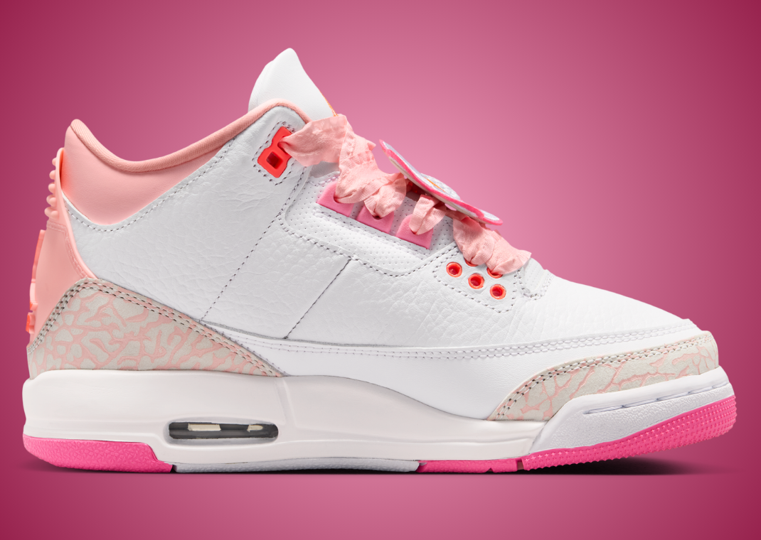 Air Jordan 3 Retro Spring Flowers (GS) - Medial