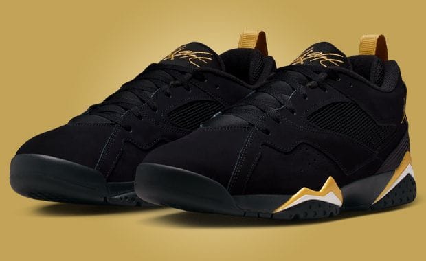 Slick Black Suede Dresses the Jordan MVP 92