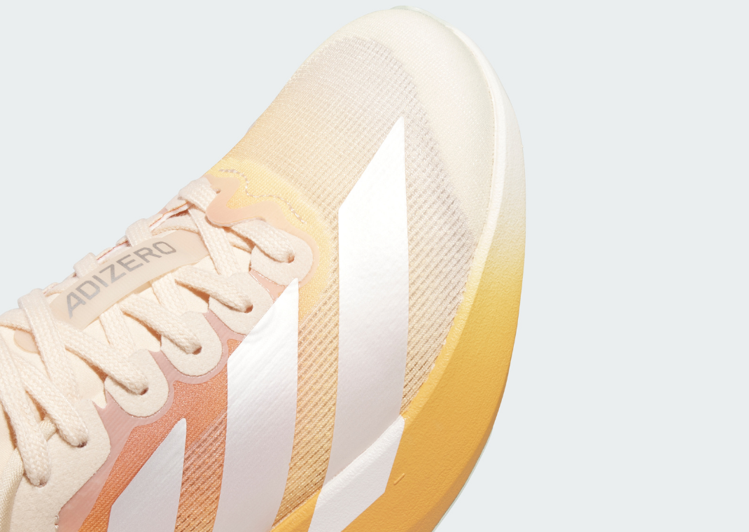 The Whitaker Group x adidas Adizero Evo SL Do Not Duplicate Dayglow Orange White - Detail