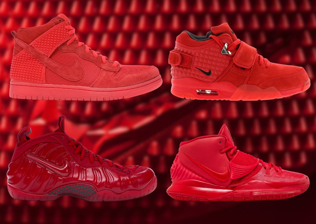 Nike's all-red sneakers following the Air Yeezy II Red October
