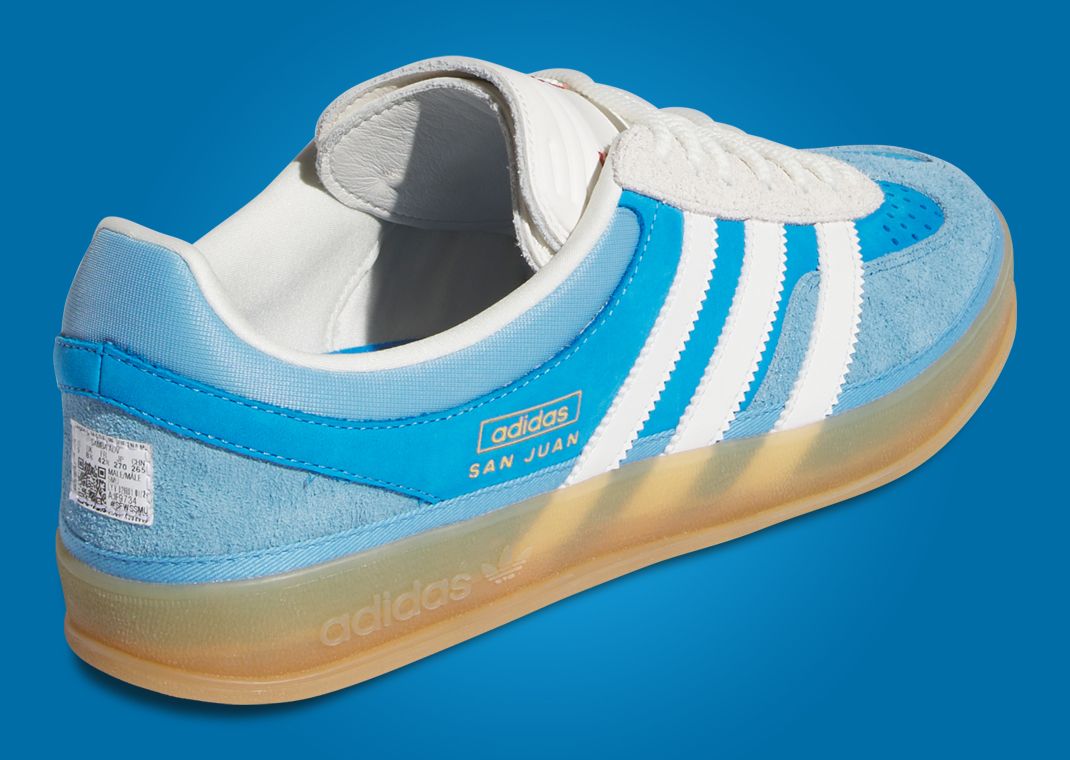 Bad Bunny x adidas Gazelle San Juan Heel Angle