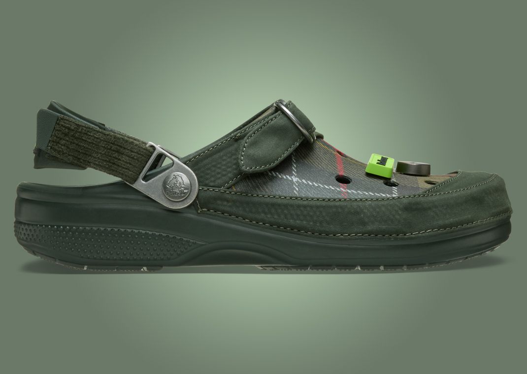 Barbour x Crocs Classic Clog Lateral