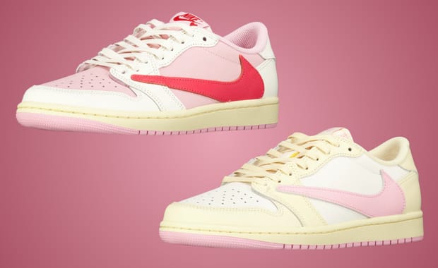 Raffles are Popping Up for Travis Scott’s Pink Air Jordan 1 Low Pack