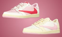Raffles are Popping Up for Travis Scott’s Pink Air Jordan 1 Low Pack