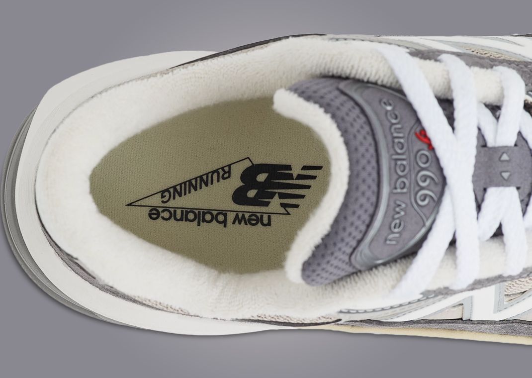 New Balance 990v6 Made in USA Castlerock Moonrock Insole