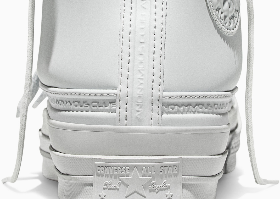 Anonymous Club x Converse Chuck Taylor White - Heel Detail