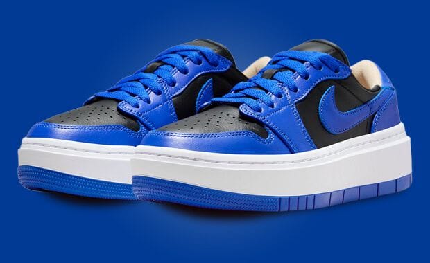 Black and Hyper Royal Cover This Air Jordan 1 Elevate Low