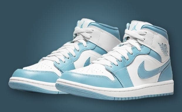 Worn Blue Accents This Upcoming Air Jordan 1 Mid