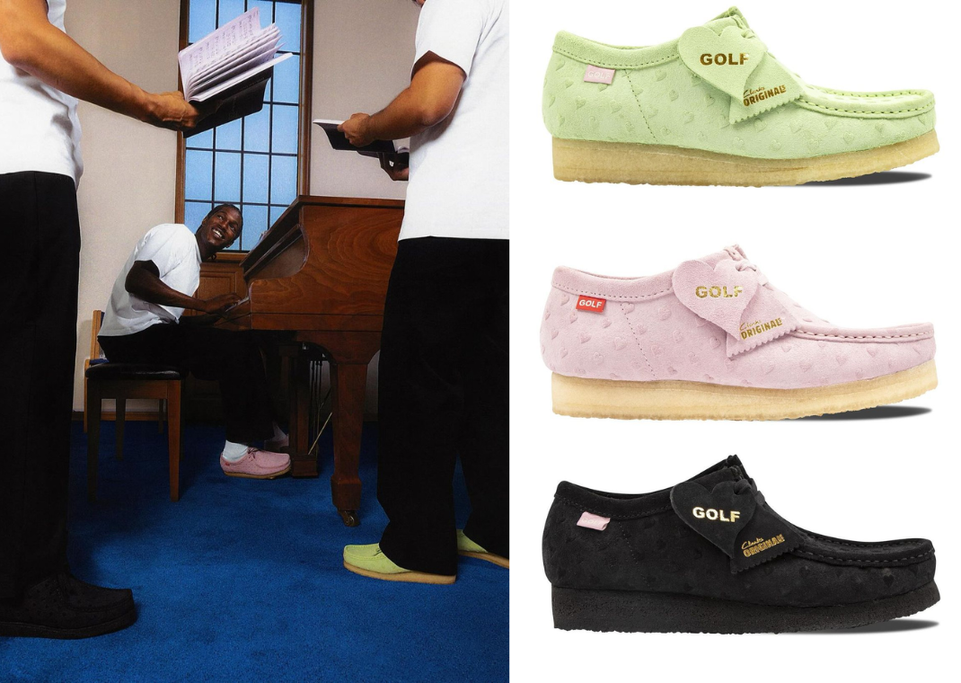 Golf Wang x Clarks Originals Wallabee Collection